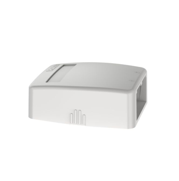 Caja de Montaje en Superficie, Para 2 Módulos Mini-Com, Color Blanco Mate - Imagen 3